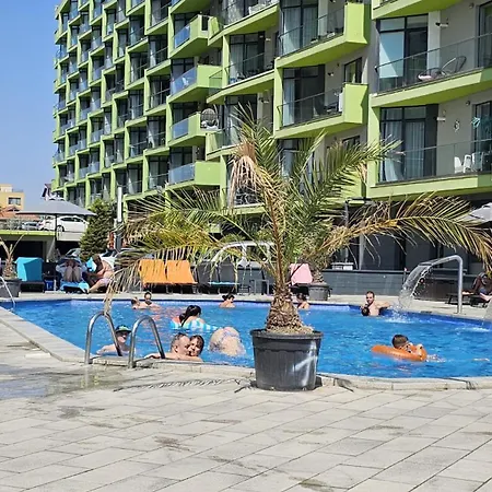 Bell Marina Beach & Spa Deluxe Family Studio Prima Linie La Mare Piscine Si Spa Centre Apartment Navodari