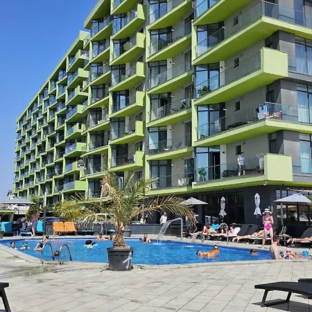 Bell Marina Beach & Spa Deluxe Family Studio Prima Linie La Mare Piscine Si Spa Centre Apartment