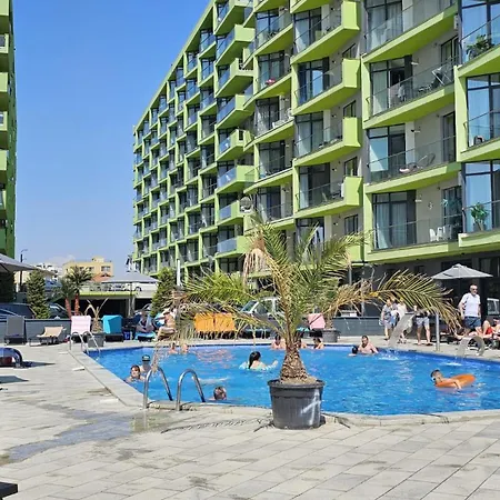 Bell Marina Beach & Spa Deluxe Family Studio Prima Linie La Mare Piscine Si Spa Centre *